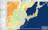 産総研「地質図 Navi」画面